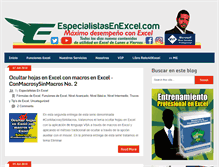 Tablet Screenshot of especialistasenexcel.com